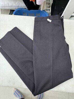 Banana Republic Men's Charcoal Pinstripe Dress Pants